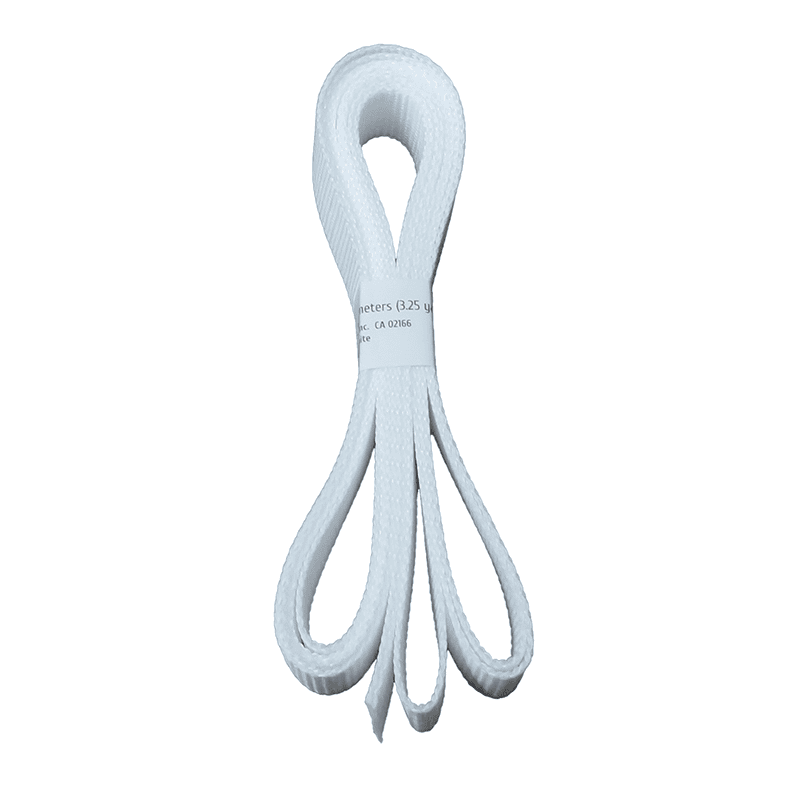 1" -  100% POLYPROPYLENE BELTING - WHITE