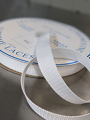 1" -  100% POLYPROPYLENE BELTING - WHITE