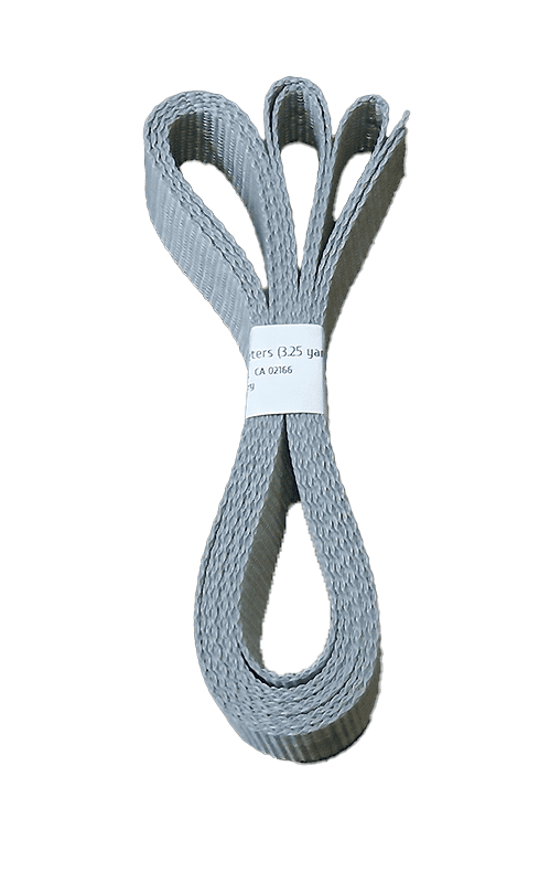 1" -  100% POLYPROPYLENE BELTING - GREY