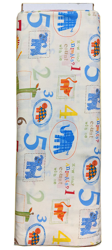 8755-8C-2 (COUNT WITH ME: Animals and Numbers on Cream)